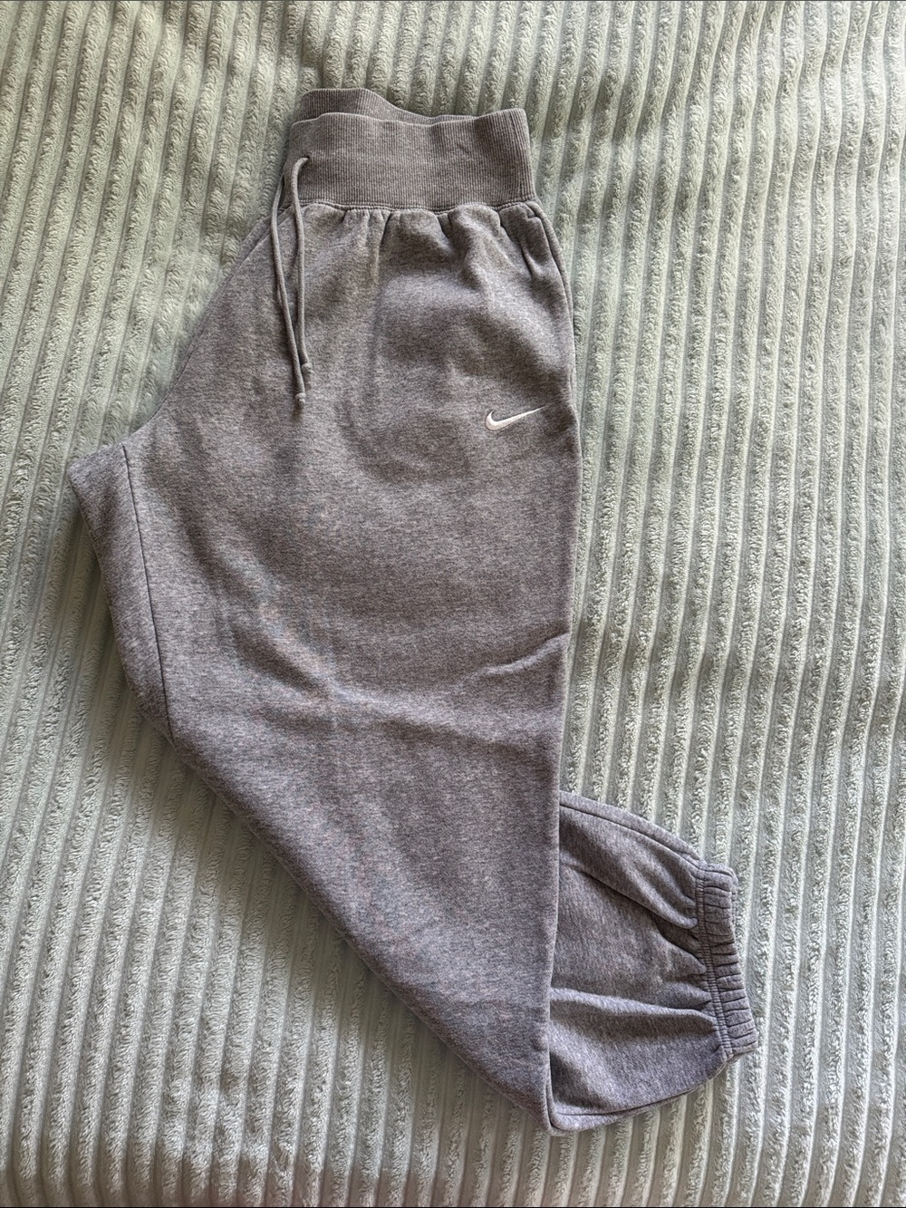 Gray Nike Fleece Joggers